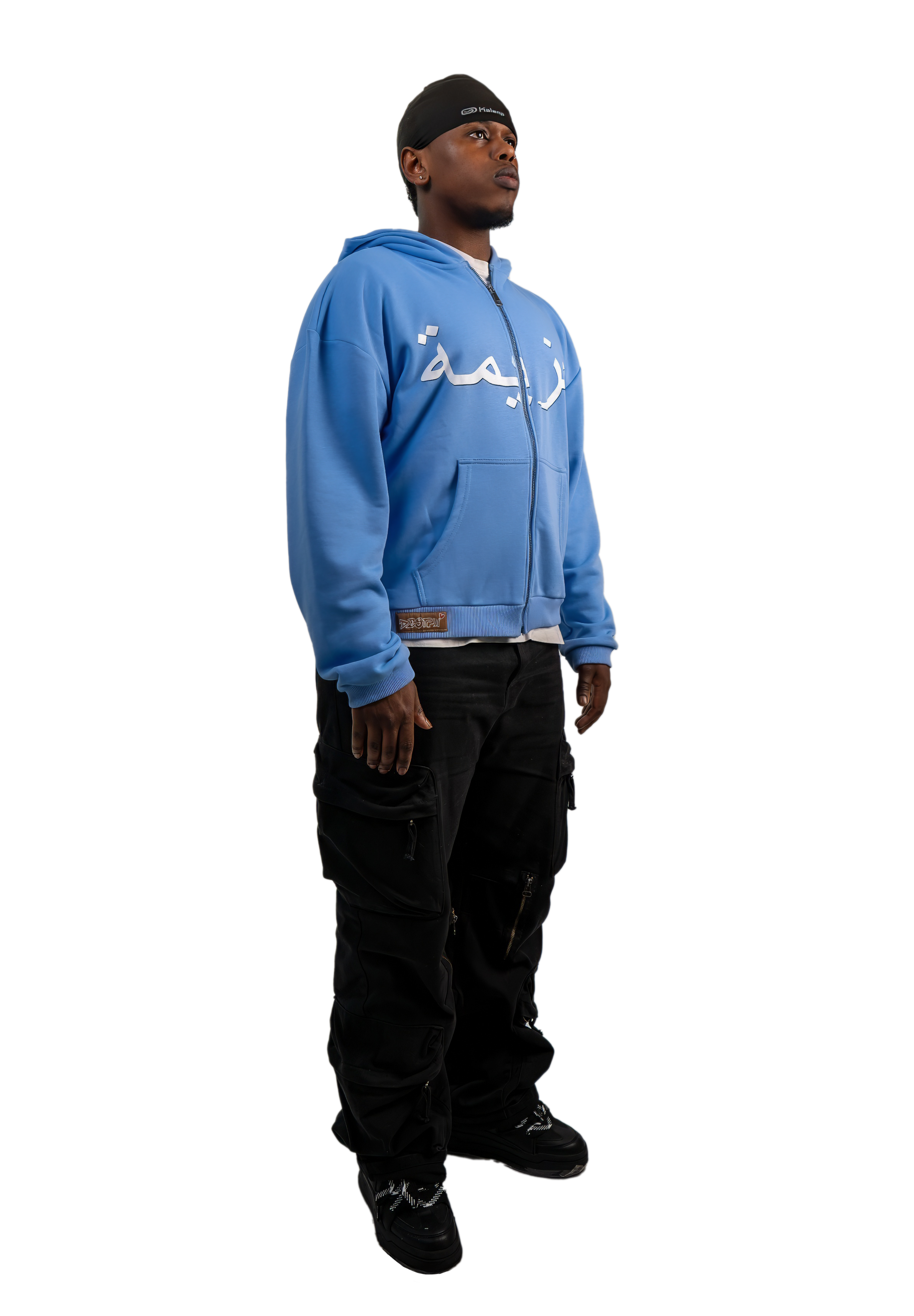 „BLUE FATIMA“ zip-hoodie