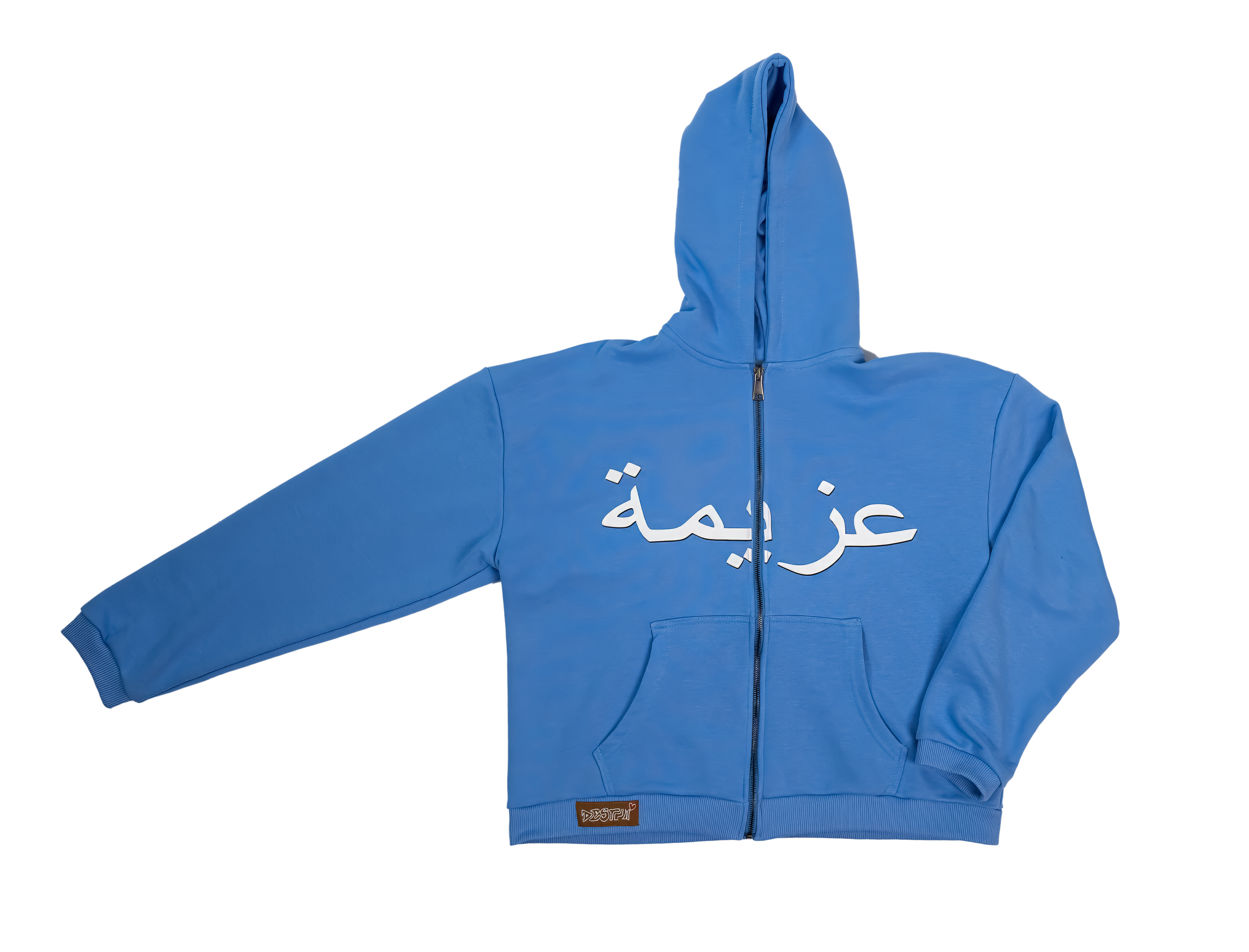 „BLUE FATIMA“ zip-hoodie