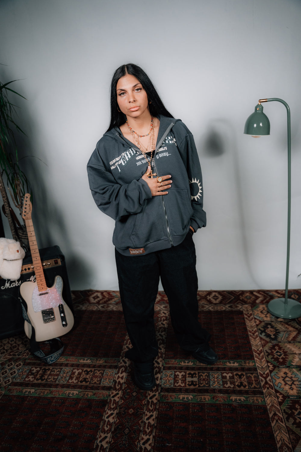 „I CAN’T FIX US“ zip-hoodie